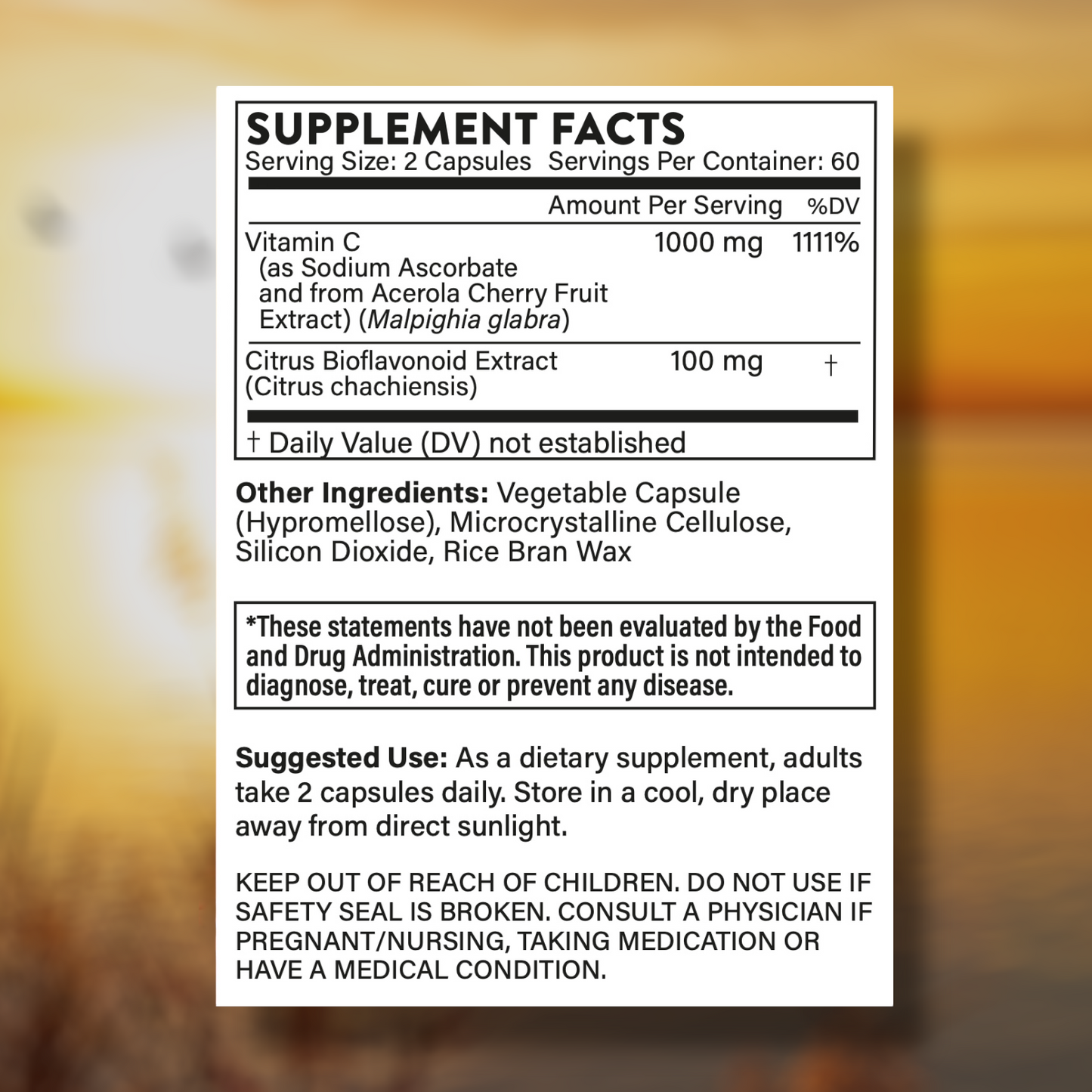 Oingo Vitamin C + Citrus Bioflavonoids