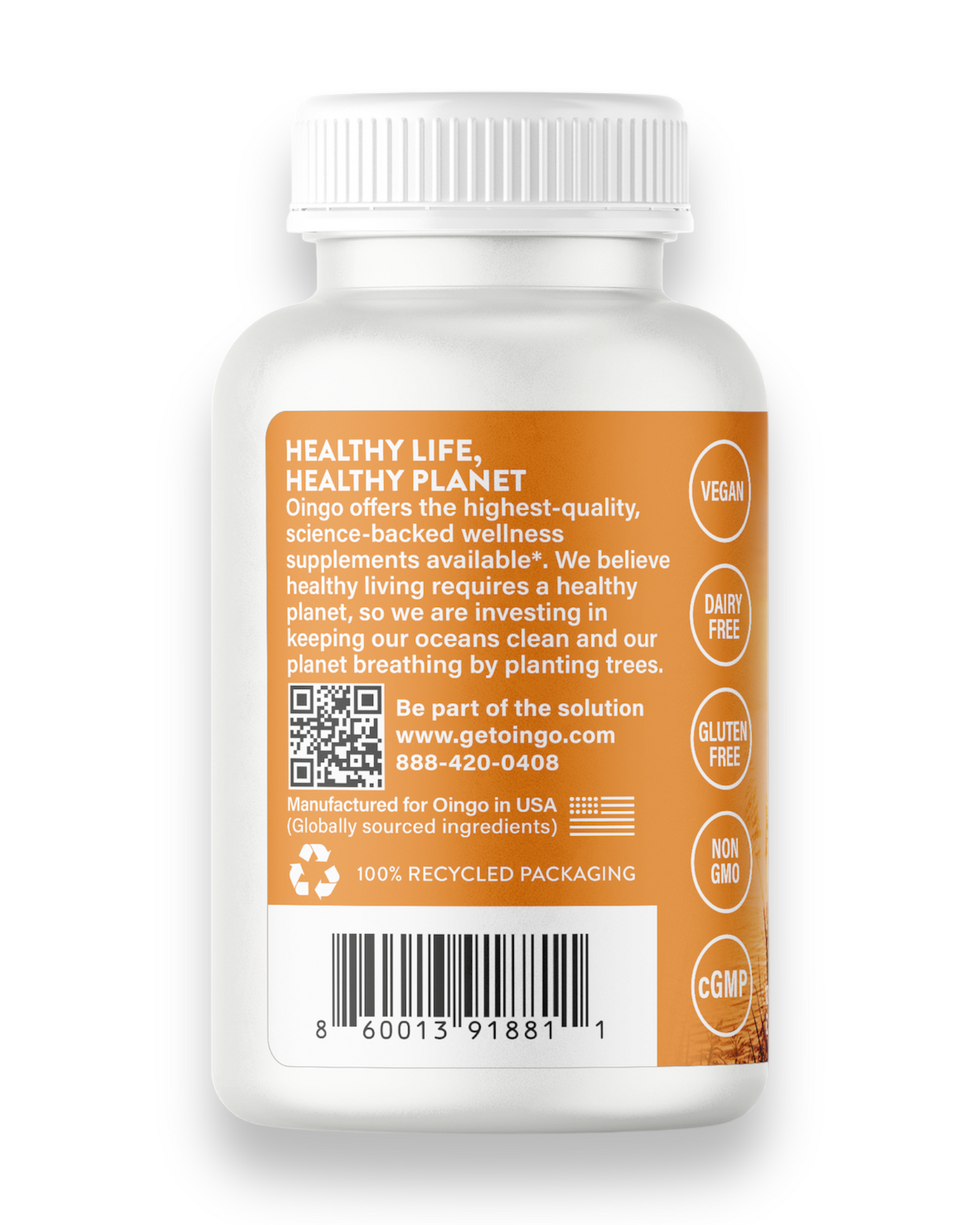 Oingo Vitamin C + Citrus Bioflavonoids