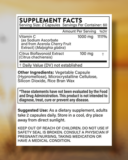 Oingo Vitamin C + Citrus Bioflavonoids